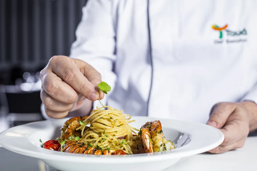 Gastronomia variada com pensão completa