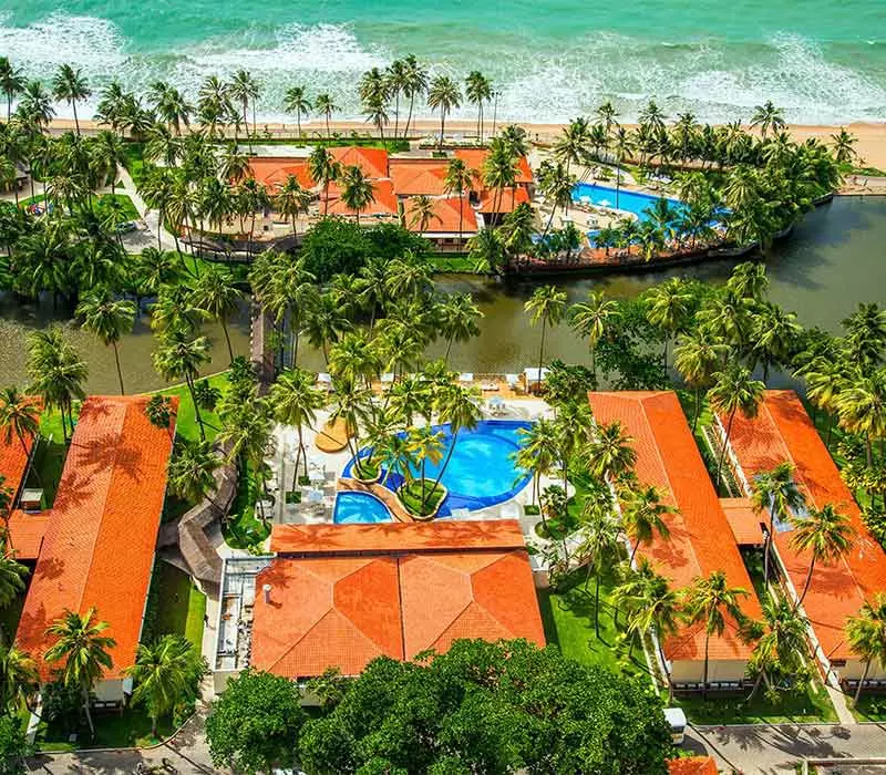 Jatiuca Resort tem um complexo completo para seus hóspedes. 