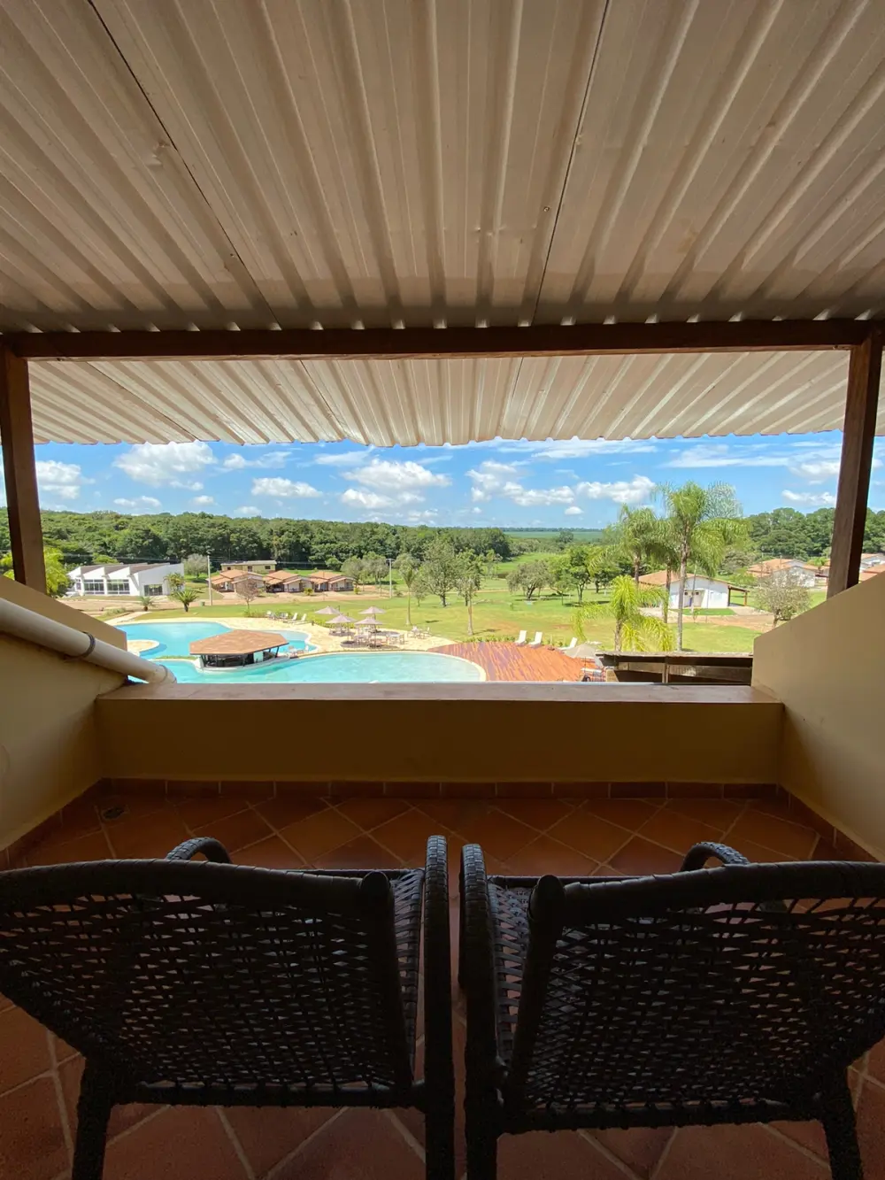 VIsta de uma das acomodações